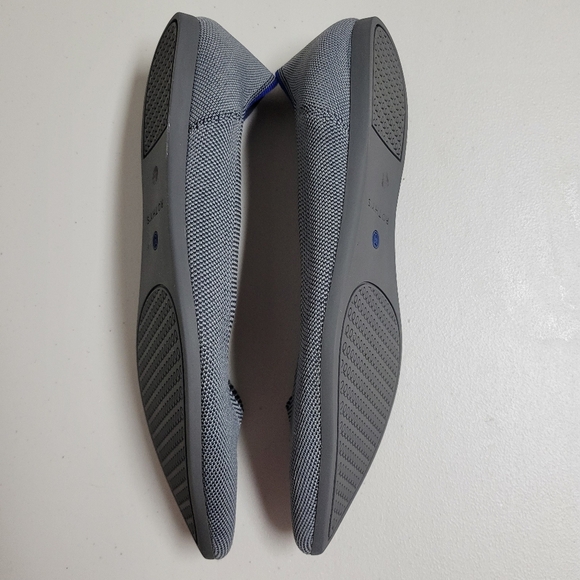 Rothy's The Point Cloud Grey Birdseye Flats Size 11. - Picture 5 of 14